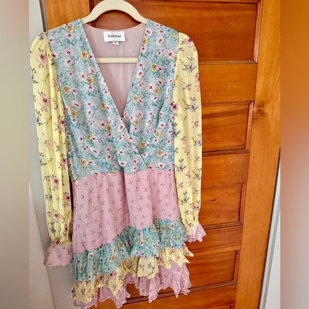 Yumi Kim Mixed Floral Mini Dress